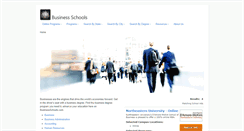 Desktop Screenshot of businessschools.com